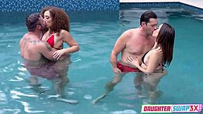 Perverted stepfather and stepdaughter share intimate secrets. They exchange stepdaughters to improve family relationships.