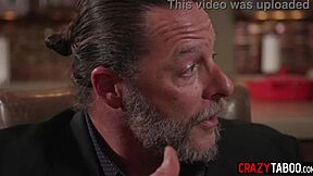 Naughty latina teen Penelope Woods with big ass serves as main dish for guys in gangbang