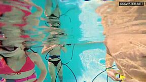 couple films eva sasalka and jason fucking underwater with another couple in pool 😍