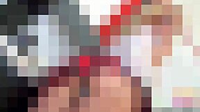 i put on my best striped panties and did a little upskirt tease in skirt