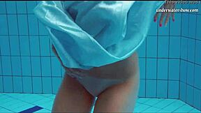 oh wow, look at piyavka chehova's big bouncy juicy tits bouncing underwater in the pool