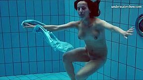 oh wow, look at piyavka chehova's big bouncy juicy tits bouncing underwater in the pool