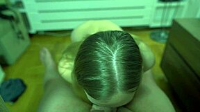 she really loves gettin cum in her mouth, like, swallows it all sloppy and wet everytime