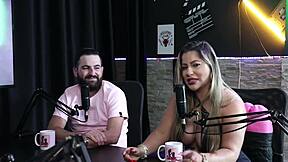 Why does Juli Figueir� feel jealous in this liberal Brazilian swinger setup with anal sex and sheer lingerie on the truck?