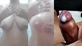 A naughty young girl got me aroused with her wet pussy and made me cum