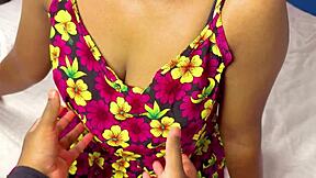 Horny desi couple shares a romantic night with wet pussy riding in hotel room