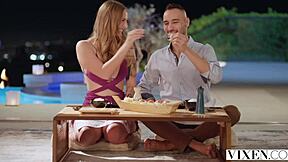 Vixen curvy blonde Angel Young gets stretched by friend's big dick – wanna see?