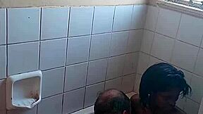 grandpa daddy get best blowjob bathroom sex 🤤🍆