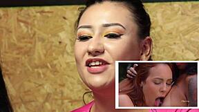 reacting to the movie bobeou dançou where sant watches his first porn with ariella ferraz, the hardcore anal star, featuring amanda borges and aquele mario