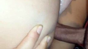 The amateur Latina used her dildo and neighbor for double vaginal penetration