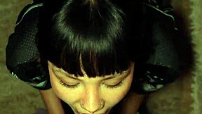 Stepsister And Stepbrother Feel Shocked And Aroused Realizing They're Trapped In A Porn Movie With Cumshot