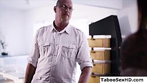 i can't resist my old stepdad's hardcore fucking as his young teen stepdaughter