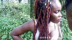 Oh wow, I met this girl in the bush fetching firewood while harvesting palm fruits, helped her out, and she rewarded me with an amazing fuck!