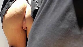 stepdad covered his stepdaughter's eyes and swapped a lollipop for his cock in her mouth leading to eager oral sucking