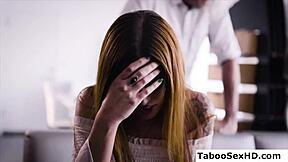 i can't resist my old stepdad's hardcore fucking as his young teen stepdaughter