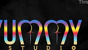 Big Butt Brazilian Jasminy Villar Takes Intense DAP with Three Big Cocks Footjob