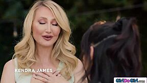 My busty stepmommy stared at my panties and I made my move to lick her big tits