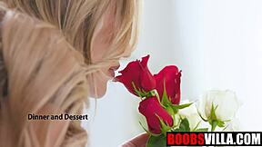 Blake Blossom serves up dinner then gets petite ass blown out in hardcore POV taboo action with Derek Kage