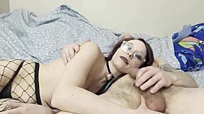 teen sucks and slurps on a big cock!