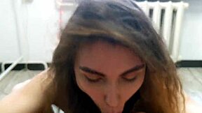 Redhead Teen Deepthroats Big Cock