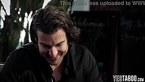 Hey, check out this petite brunette flight attendant cheating on wedding by sucking big cock and riding doggystyle