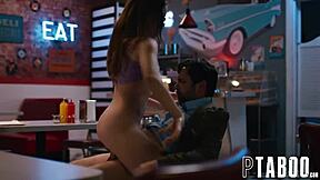 petite teen katie kush with small tits saves family business with tommy pistol pov 😏