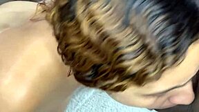 uhh i gave deepthroat blowjob to big cock and got cum in pussy from step-brother