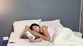 Stepbrother TAKES CARE of sick stepsister with BIG COCK quickie in missionary and doggystyle positions - Max Betancur & Athenea Rose