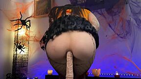 uhh this hot teen 18+ witch in angelic form uh made herself squirt with pussy and anal gape uh leading to female orgasm it's so intense