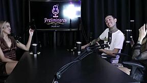 Yasmin Pariz in Sheer Red Lingerie at Swingers Group Party