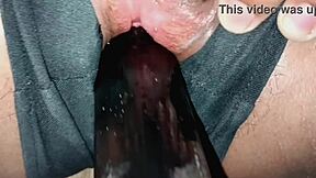 Young woman with big natural tits gets unexpected rough sex from big cock leading to intense orgasm and creampie in wet tight pussy