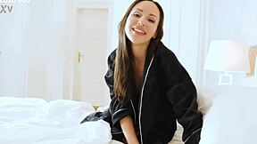 tiny young 18+ milf lilu moon fucks hard in this homemade sex tape with big cock