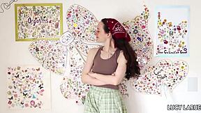 hey check out my sticker collection it's got all these cute designs from my curly brunette solo moments