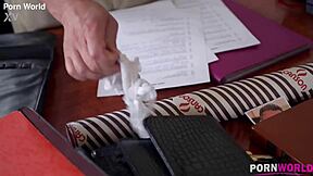 College teen with long hair and natural tits takes deep anal from teacher! 🍑📚