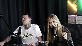 Yasmin Pariz in Sheer Red Lingerie at Swingers Group Party