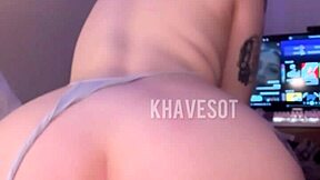 I uh, this latina caliente masturbates sensually and shoves a dildo in her vagina hole - solo woman