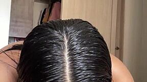 i uh, cute brunette wants to satisfy her desire for bbc with deepthroat and facial from amateur couple nysdel.