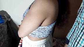 Cheating wife enjoys standing sex with desi boyfriend