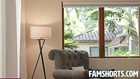 Cheerleader Maria Kazi Tastes Melody Marks' Cherry Lips Directly