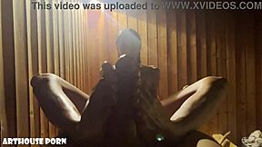 Why Tease with Dripping Tits Ass and Soles in Sizzling Sauna Footjob with Violeta Greys?