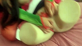 oh damn, i'm fuckin these two asses for christmas with my 18yo elf stepsister givin me a tantaly sex doll to bang together in the bathroom homemade