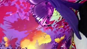 why is this desi girl with big melon tits getting fucked so hard backstage?