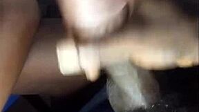 african teen shows phat cock sucking lips, beautiful mouth, drinks cum