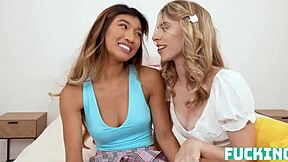 Anya olsen and clara trinity dive into kinky threesome with deepthroat and pussy licking - oh yes!