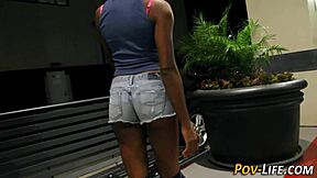 Black teen 18+ delivers intense pov blowjob and hardcore fuck.