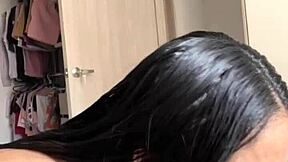 i uh, cute brunette wants to satisfy her desire for bbc with deepthroat and facial from amateur couple nysdel.