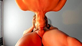 I feel so hot when busty taboo stepmom licks that forbidden teen pussy