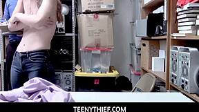 Teenythief LP Officer Mike Mancin Doggy Fucks Izzy Lush Tight Pussy from Behind