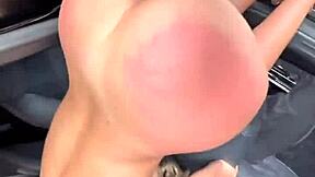 Why not hard sex in car destroying petite slut's tight pussy with huge cock?