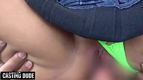 Innocent Cute Latina Gags On Big Cock Before First Anal